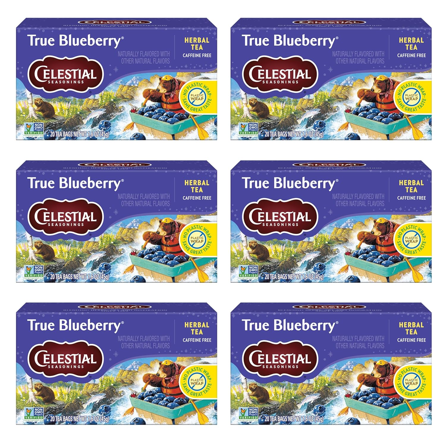 Celestial Seasonings True Blueberry tea - 1. kép